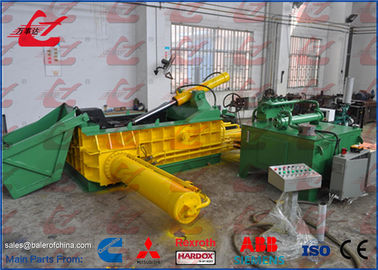 ซื้อ 200 ตันเต็มอัตโนมัติ Hydrauilc เศษซากเศษโลหะด้วย Feeding Hopper online manufacture