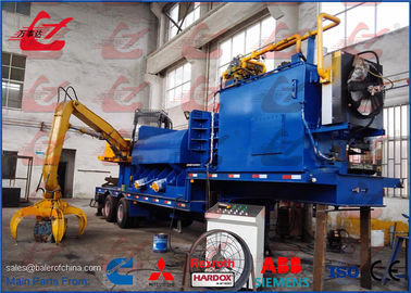 ซื้อ การควบคุมระยะไกลแบบ Non Metal เทรลเลอร์ที่ติดตั้ง Metal Scrap Baler Logger online manufacture