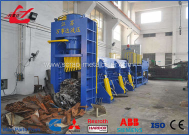 คุณภาพ  Customized Waste Car Metal Shear Baler For Waste Car Recycling Yards 5000mm Length Press Chamber โรงงาน