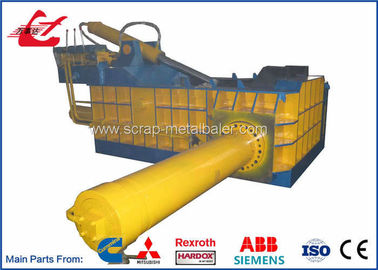 ซื้อ เศษซากเศษวัสดุรีไซเคิลโลหะ 250Ton ด้านผลักดันออก Bailing กดควบคุม PLC online manufacture