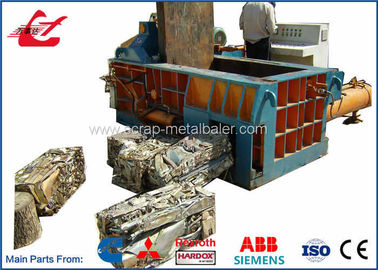 คุณภาพ  PLC Automatic Control Aluminum Can Compactor Machine , Scrap Steel Baler Machines 6500KG โรงงาน