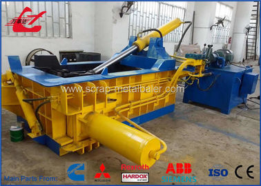 ซื้อ หลากหลายรูปร่าง Bale Shavings เหล็ก Baler เศษซากโลหะเครื่องกด 18.5kW มอเตอร์ online manufacture