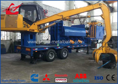 ซื้อ ความจุขนาดใหญ่เทรลเลอร์ที่ติดตั้ง Scaler Baler Logger สำหรับเศษโลหะเบา online manufacture