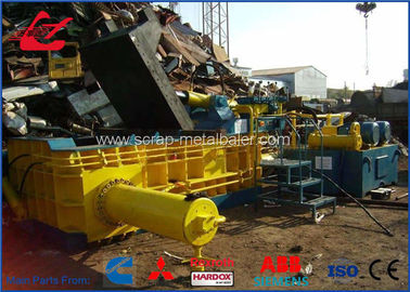 Top Turn Out Hydraulic Metal Scrap Baler Press Machine สําหรับโรงงานรีไซเคิลขยะโลหะ ทองแดง อลูมิเนียม เหล็ก