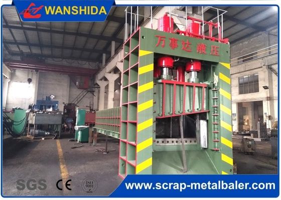 เครื่องตัดแกนตรี 154kW สําหรับการแปรรูปเศษเหล็กหนัก ด้วยแรงตัด 630 ตัน