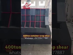 400 ตัน อัตโนมัติ ไฮดรอลิก ชุดขยะโลหะชนิดถังตัด