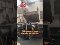 WANSHIDA เครื่องบอลเลอร์ขยะโลหะ 315 ตัน เครื่องบอลเลอร์โปรไฟล์อลูมิเนียม