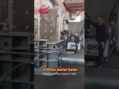 เครื่องอัดเศษโลหะไฮดรอลิก WANSHIDA ขนาด 250 ตัน สำหรับอัดเศษโลหะหนัก HMS